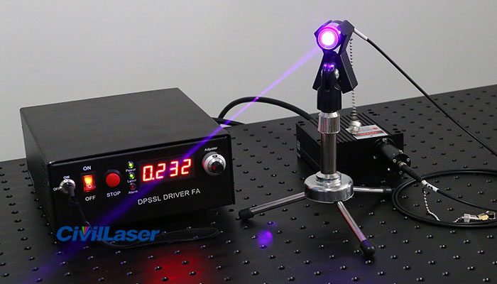 488nm fiber coupled laser